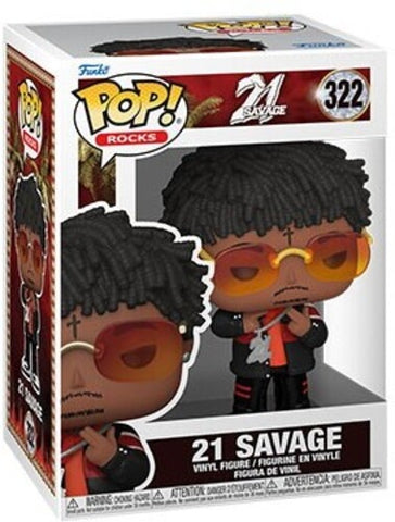 21 Savage - FUNKO POP! ROCKS: 21 Savage (Vinyl Figure) ((Action Figure))