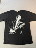 Neil Young T-shirt 2008 Tour North American Black Tee - L