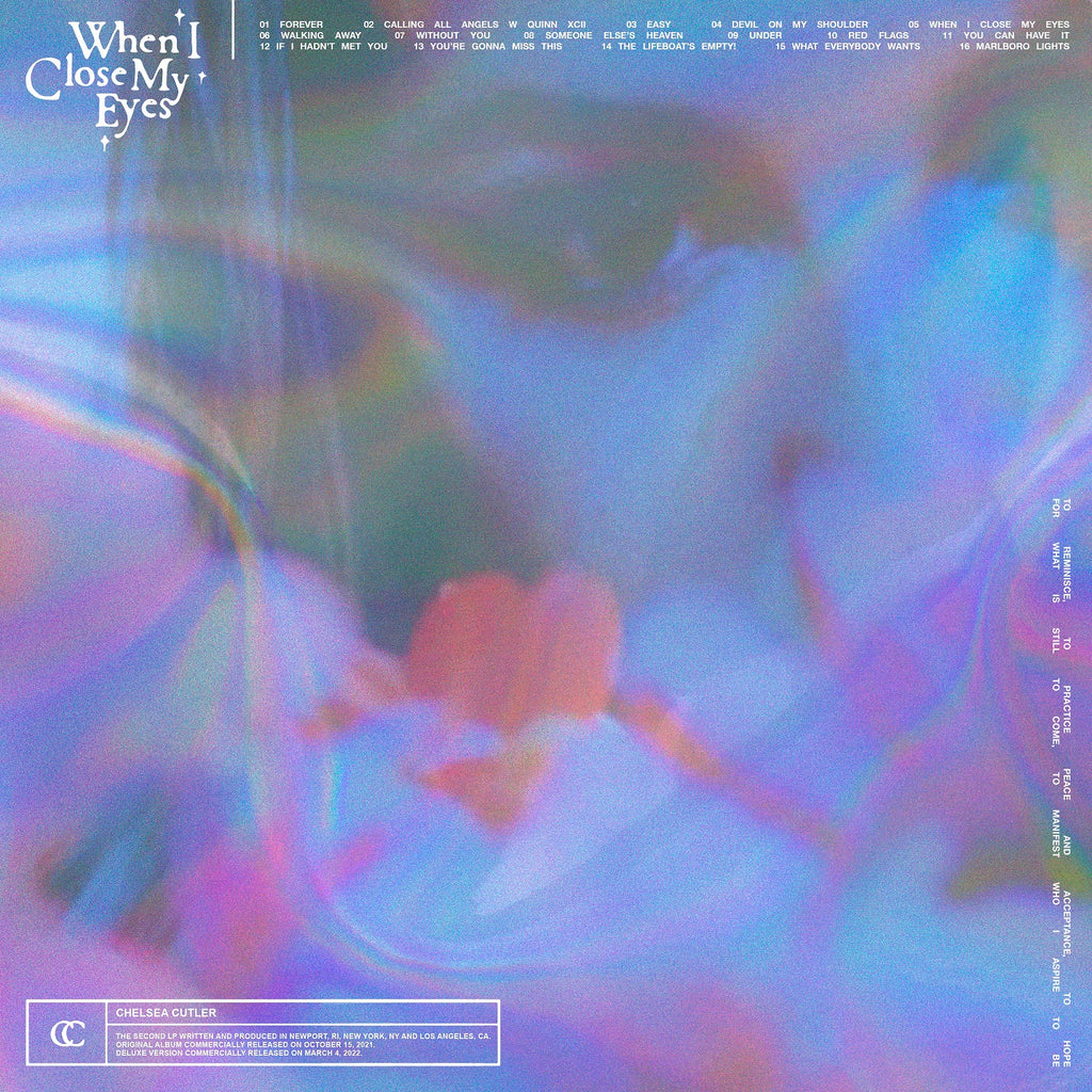 Chelsea Cutler - When I Close My Eyes [Deluxe Clear 2 LP] ((Vinyl))