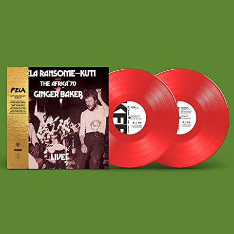 Fela Kuti - Fela Live With Ginger Baker (Colored Vinyl, Red, Gatefold LP Jacket) (2 Lp's) ((Vinyl))