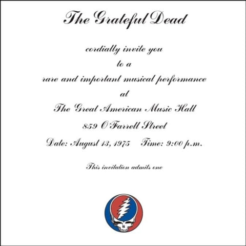 Grateful Dead - One From The Vault: Live at the Great American Music Hall, San Francisco 8/13/75 ((Vinyl))