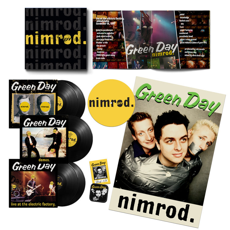 Green Day - Nimrod (25th Anniversary Edition) (Indie Exclusive Silver Vinyl) 5 LP (())