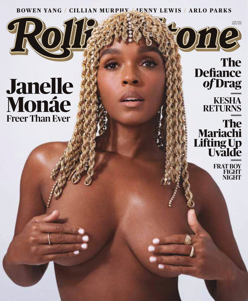 Rolling Stone - June 2023: Janelle Monáe Freer Than Ever, Kesha Returns, The Mariachi Lifting Up Uvalde, The Defiance Of Drag, Frat Boy Fight Night, Cillian Murphy, Bowen Yang, Jenny Lewis & More!