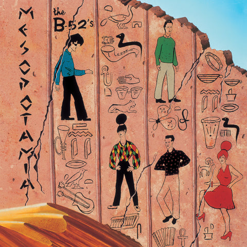 The B-52’s - Mesopotamia (Ultra Clear w/ Orange Splatter Vinyl) (Rocktober Exclusive) (())