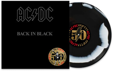 AC/DC - Back In Black: 50th Anniversary (Limited Edition, Black & White Marble Colored Vinyl) ((Vinyl))