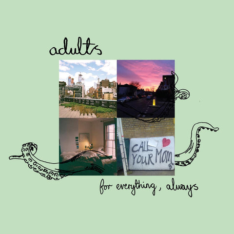 Adults - For Everything, Always (PINK VINYL) ((Vinyl))