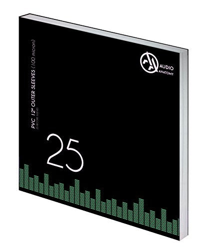 Audio Anatomy - 25X 12" PVC OUTER SLEEVES (100 MICRON) ((Sleeves))