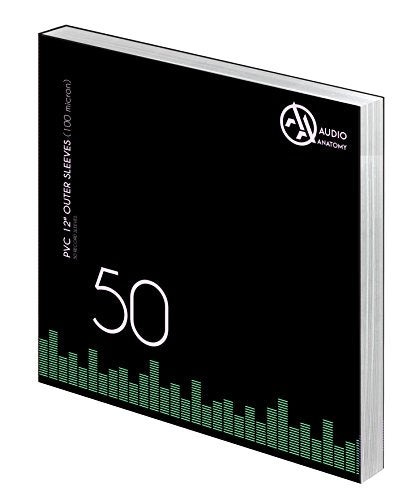 Audio Anatomy - 50X 12" PVC OUTER SLEEVES (100 MICRON) ((Sleeves))