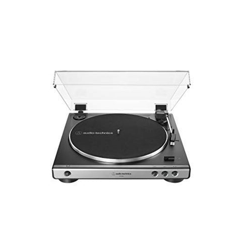 Audio-Technica - AT-LP60X Fully Automatic Belt-Drive Stereo Turntable (Brown Black) (())