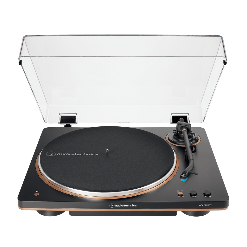 Audio Technica - AT-LP70XBT-BZ - FULLY AUTO WRLS BELT-DRIVE TT,BLK/BRONZE ((Turntables))