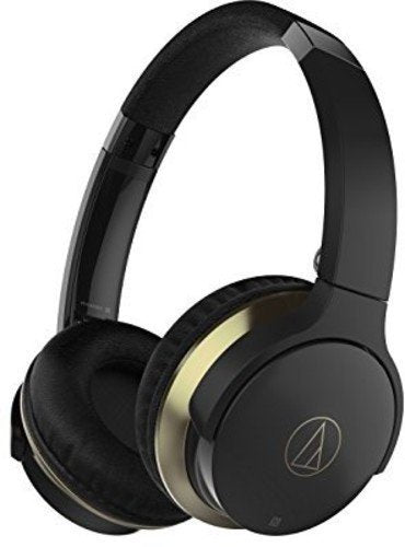Audio Technica - ATH-AR3BTBK - SonicFuel wireless on-ear headphones with in-line mic and control, black ((Speakers))