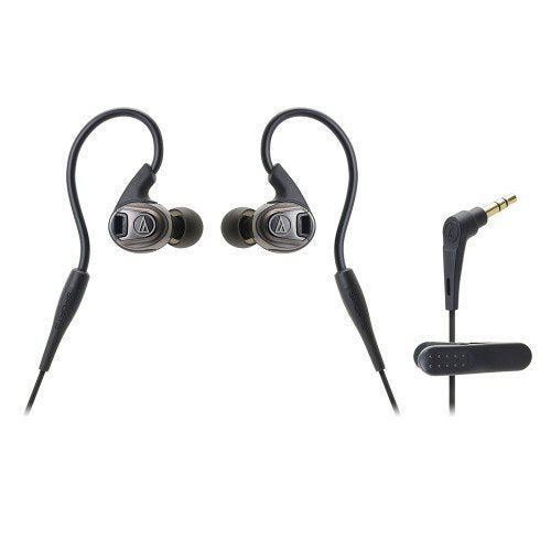 Audio Technica - ATH-SPORT3BK - SonicSport in-ear headphones with IPX5 waterproof,sweat-proof rating, black ((Speakers))