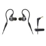 Audio Technica - ATH-SPORT3BK - SonicSport in-ear headphones with IPX5 waterproof,sweat-proof rating, black ((Speakers))
