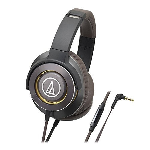 Audio Technica - ATH-WS770ISGM - Closed-back dynamic headphones with in-line mic/control, gun metal ((Speakers))