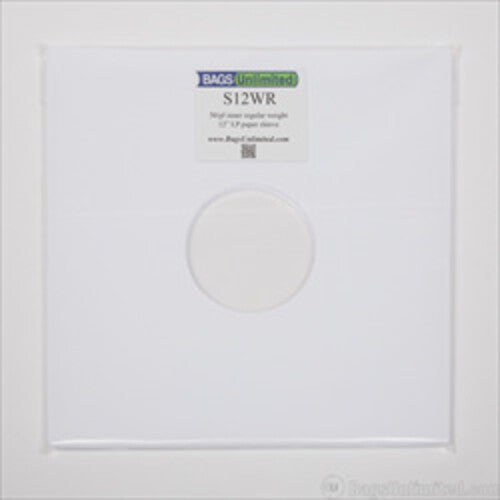 - Bags Unlimited S12WR 12" White Paper Inner Sleeve-100ct ((Bags))