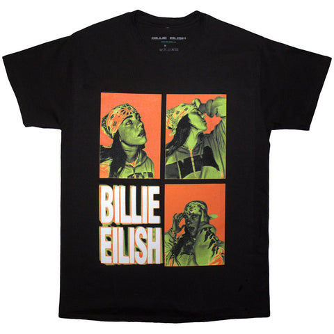 Billie Eilish - 3 Photo Logo (()) Black