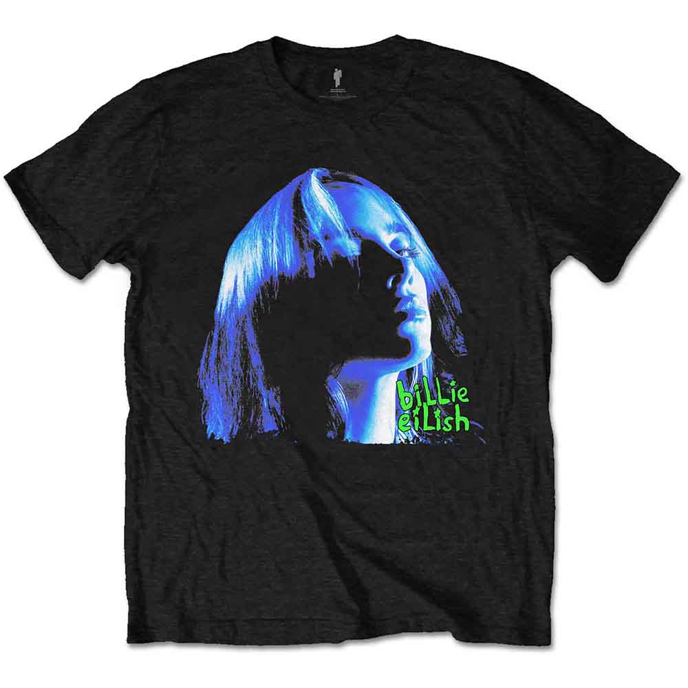 Billie Eilish - Neon Shadow Blue (()) Black