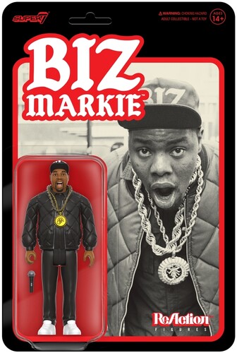 Biz Markie - Super7 - Biz Markie ReAction Wave 1 - Biz (Collectible, Figure, Action Figure) ((Action Figure))