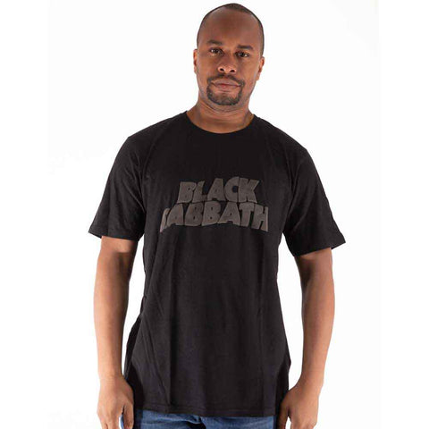 Black Sabbath - Wavy Logo (()) Black