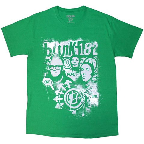 Blink-182 - One More Time Spray Paint (()) Green
