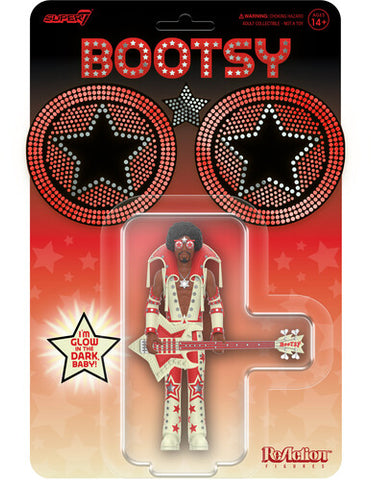 Bootsy Collins - Super7 - Bootsy Collins - ReAction Figures Wv3 - Bootsy Collins (Glow) (Collectible, Action Figure) ((Action Figure))