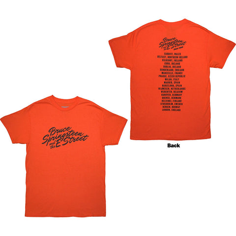 Bruce Springsteen - Tour '24 River Font (()) Orange