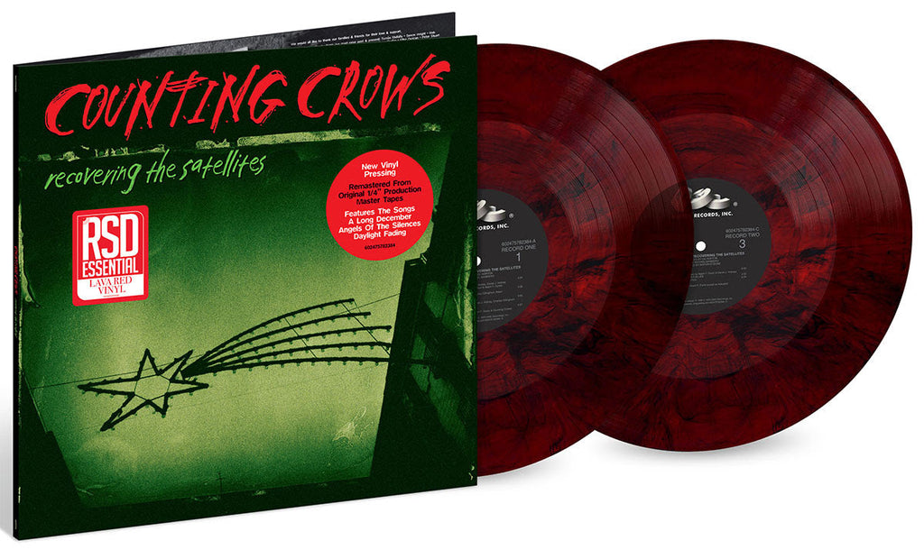 Counting Crows - Recovering The Satellites (Indie Exclusive, "Lava" Red Colored Vinyl, Remastered) (2 Lp's) ((Vinyl))