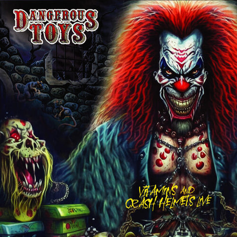 Dangerous Toys - Vitamins & Crash Helmets: Live (Colored Vinyl, Red, Remastered) (2 Lp's) ((Vinyl))