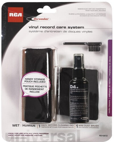 Discwasher - Discwasher RD1007Z D4+ Record Care System Inlcudes - Fluid, Brush & Storage Bag (())