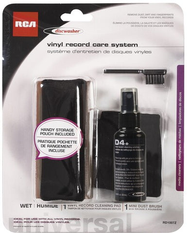 Discwasher - Discwasher RD1007Z D4+ Record Care System Inlcudes - Fluid, Brush & Storage Bag (())