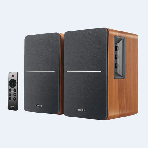 Edifier - R1280DBs Powered Bluetooth Bookshelf Speakers - Brown ((Speakers))