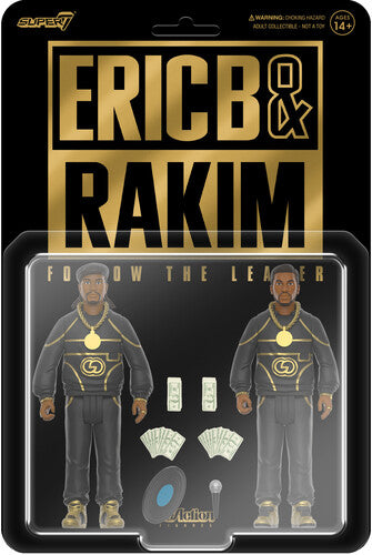 Eric B. & Rakim - Super7 - Eric B. & Rakim - ReAction Figures Wv2 - Eric B. & Rakim (Follow The Leader) (Collectible, Action Figure) ((Action Figure))