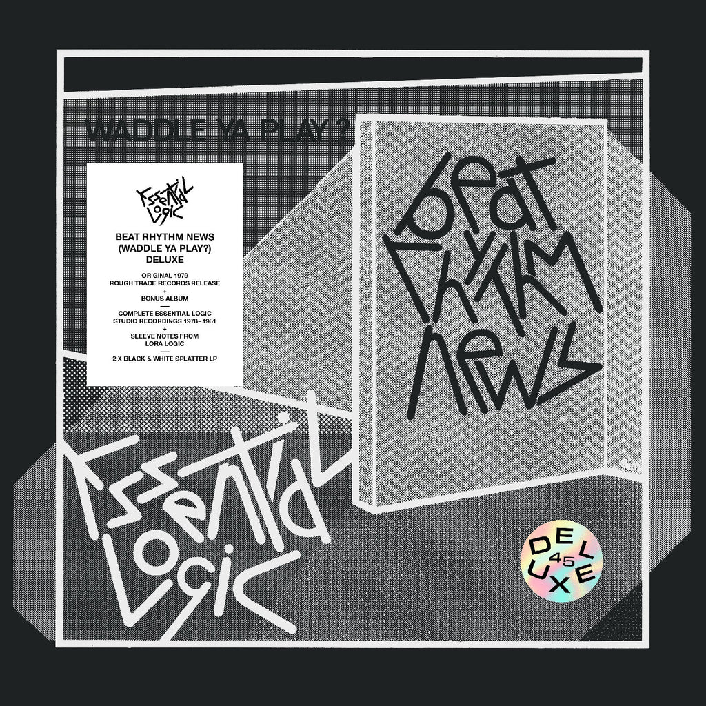 Essential Logic - Beat Rhythm News (Waddle Ya Play?) (45Th Anniversary ¬†Edition) (Deluxe Edition, Black & White Splatter Vinyl) ((Vinyl))