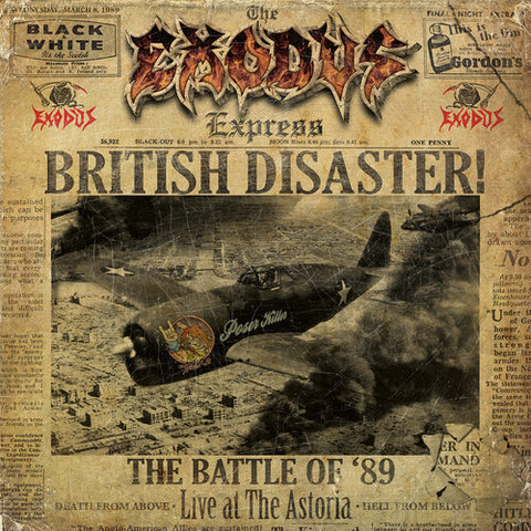 Exodus - British Disaster: The Battle of '89 (Live at the Astoria) (Colored Vinyl, Gold, Gatefold LP Jacket) (2 Lp's) ((Vinyl))