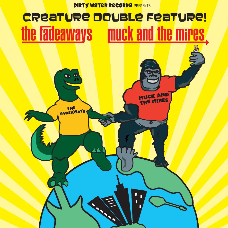 Fadeaways vs. Muck and the Mires - Creature Double Feature! - 7" ((Vinyl))