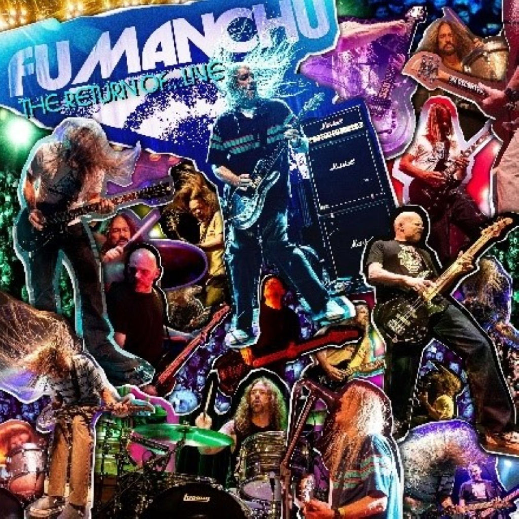 Fu Manchu - Purple & Orange Splatter Vinyl) The Return Of…Live (White W/ Blue ((Vinyl))