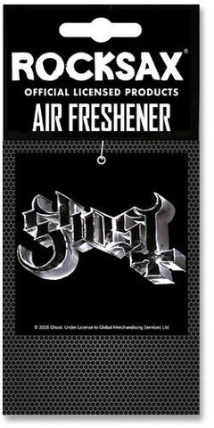 Ghost - Rocksax - Ghost - Chrome Logo - Air Freshener (Vanilla) ((Air Freshener))