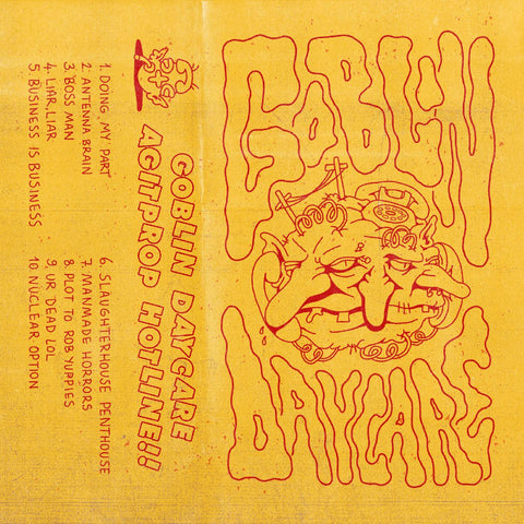 Goblin Daycare - Agitprop Hotline!! (YELLOW CASSETTE) ((Cassette))