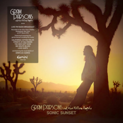 Gram Parsons & The Fallen Angels - Sonic Sunset - Live FM Radio Broadcast (Limited Edition, Cream Colored Vinyl) [Import] ((Vinyl))