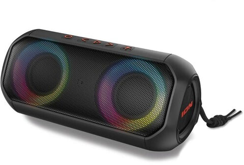 Ion - Ion iSP156 Uber Boom Portable Bluetooth Speaker - IP66 All Weather - 40W (Black) (Large Item, Bluetooth) ((Portable Bluetooth Speaker))