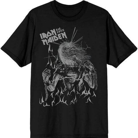 Iron Maiden - Est. 1975 Life After Death Flames (()) Black