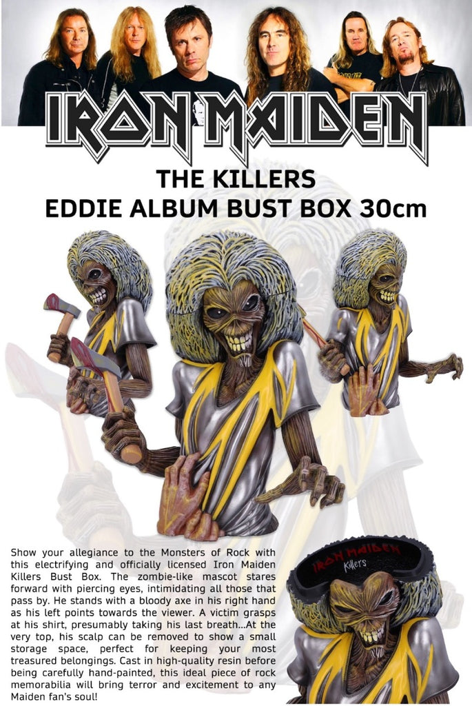 Iron Maiden - Killers Bust Box 30cm ((Merchandise))