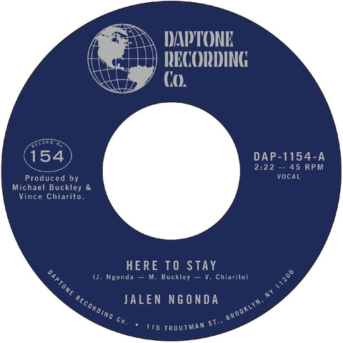 Jalen Ngonda - Here to Stay b/w If You Don't Want My Love ((Vinyl))