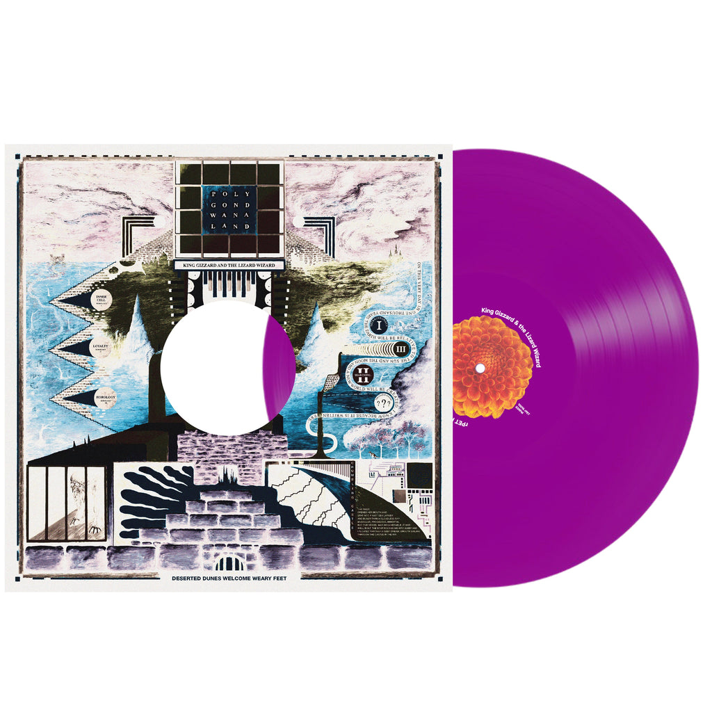 King Gizzard & The Lizard Wizard - Polygondwanaland (100% Recycled Plastic (r-PET), 180 Gram Translucent Purple) ((Vinyl))