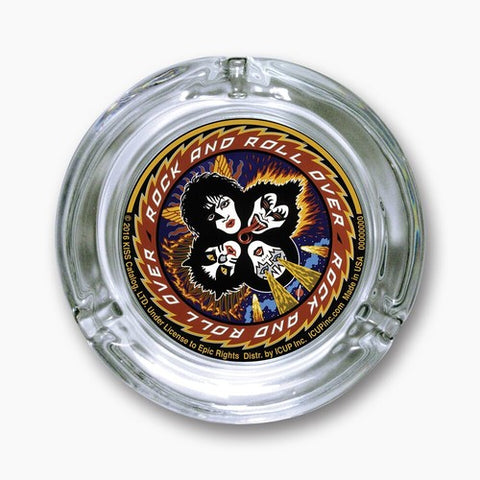 Kiss - ICUP 30872 KISS Rock and Roll Over Ashtray, Multicolor ((Merchandise))