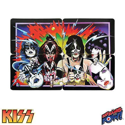 Kiss - Kiss Unmasked Coaster Set Of 4 (Coasters) ((Accessories))