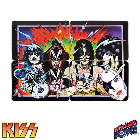 Kiss - Kiss Unmasked Coaster Set Of 4 (Coasters) ((Accessories))