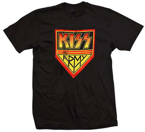 KISS Army Mens T-shirt- KISS Fan Club Tee