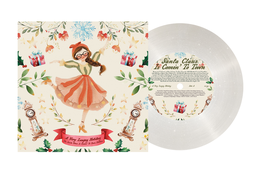 Laufey - A Very Laufey Holiday: The Santa Claus Is Comin’ To Town Edition [Snow Globe Glitter 7'] ((Vinyl))