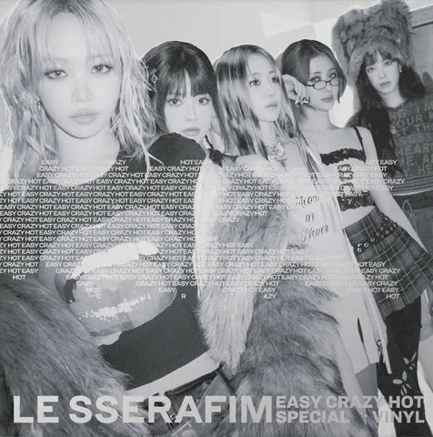 LE SSERAFIM - Easy-Crazy-Hot' Special Vinyl [Carbon Black] [Indie Exclusive] ((Vinyl))